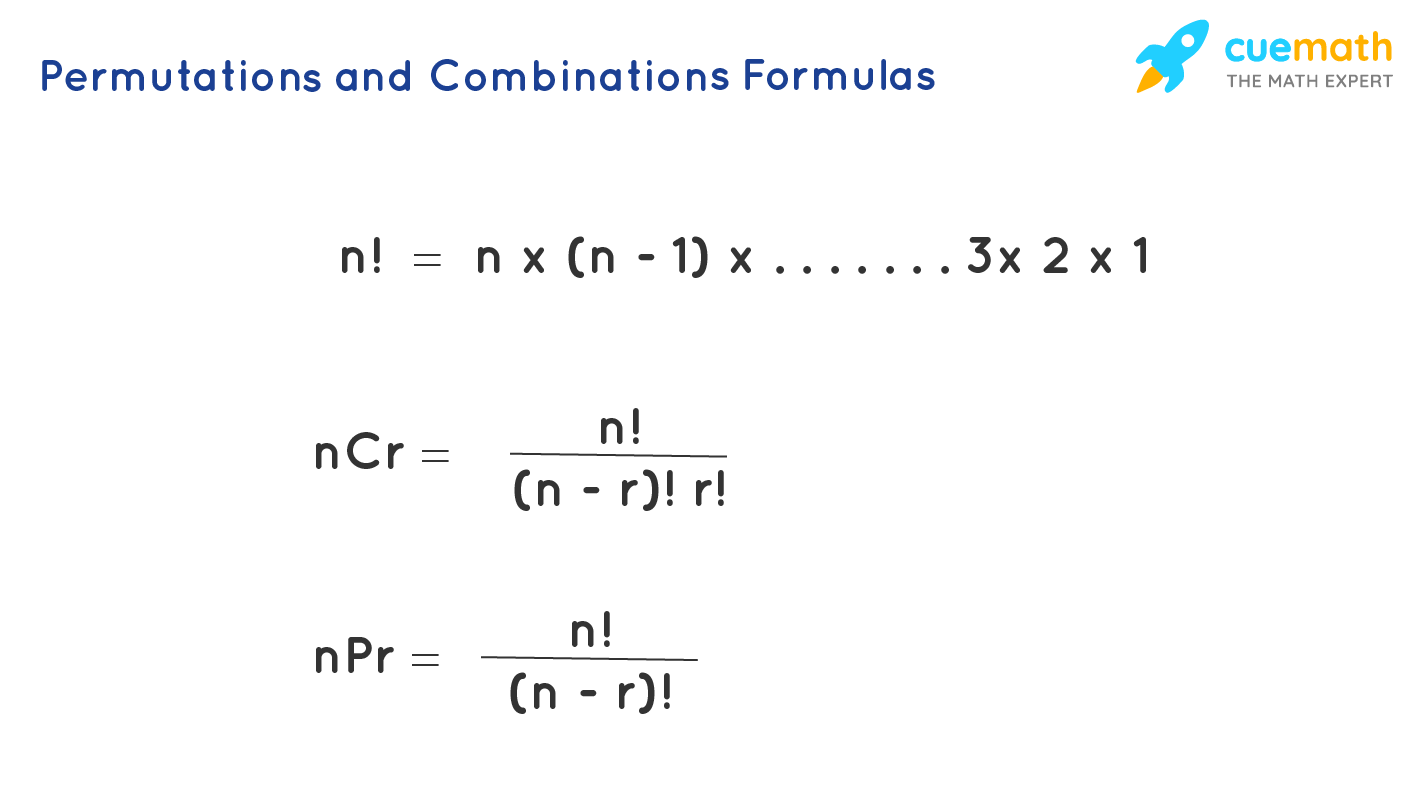 Permutation and Combination Definition, Formulas, Derivation