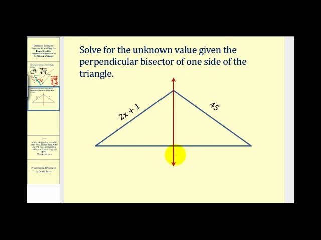 Examples: Determining Values Using the Properties of the ...