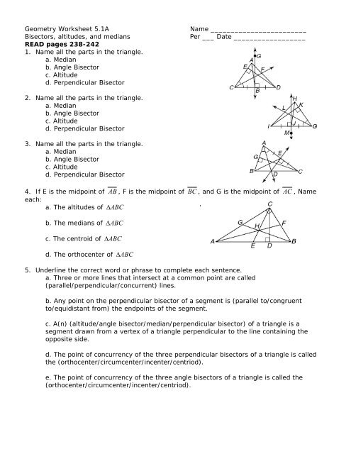 Geo 5-1A HW