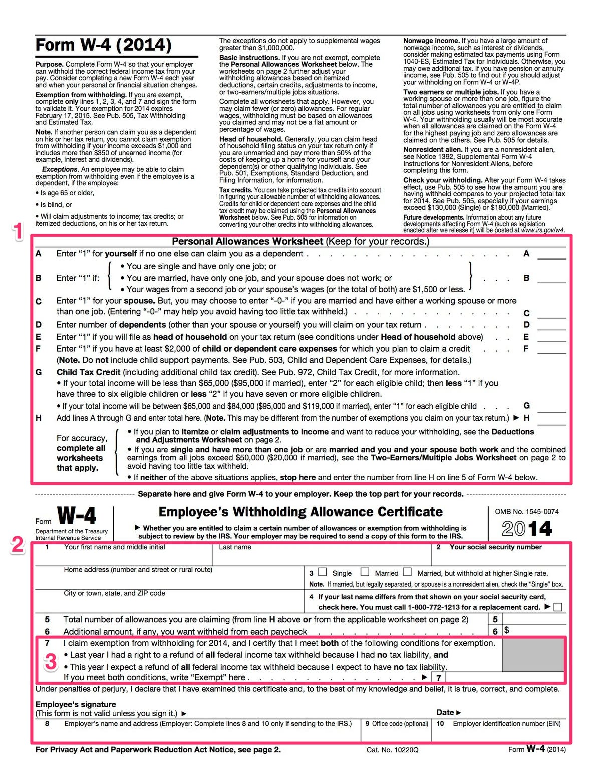How to Complete the W-4 Tax Form | The Georgia Way