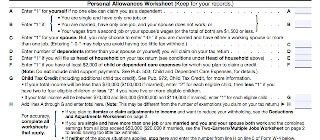 Figuring Out Your Form W-4: How Many Allowances Should You Claim?