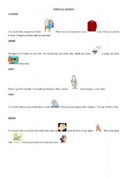 personal health worksheet