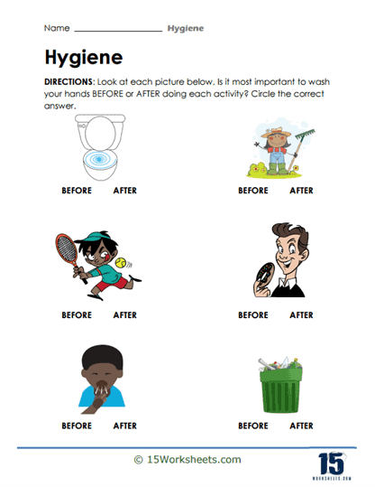Personal Hygiene Worksheets - 15 Worksheets Library
