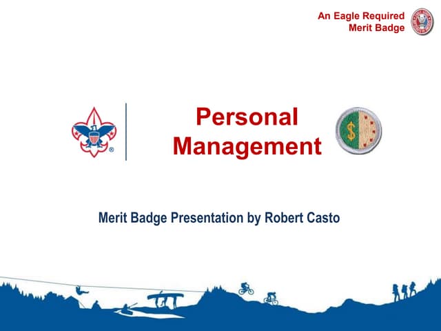 personal management merit badge answers for worksheet