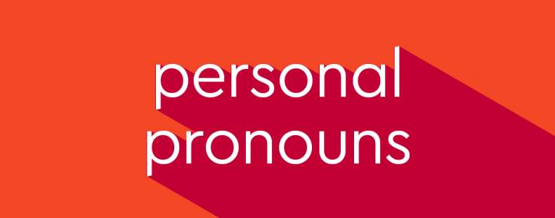 personal pronouns