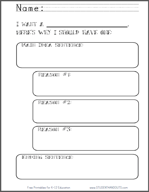 persuasive writing worksheet