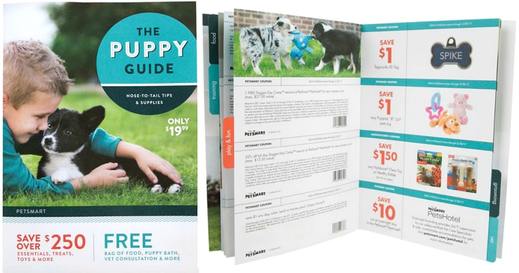 PetSmart: 2016 Puppy Guide Filled with $250 in Coupons ONLY $19.99 ...
