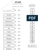 PH Scale Worksheet | PDF