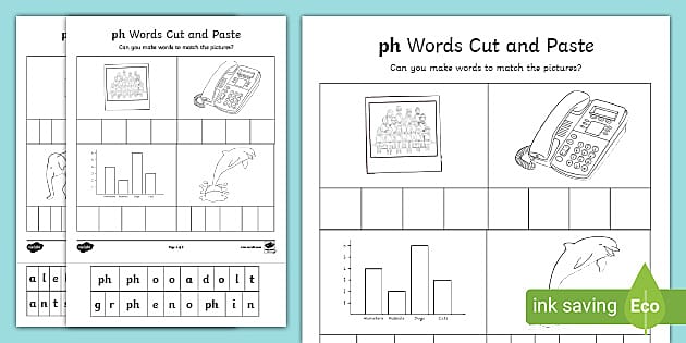 ph Phonics Worksheet | Phonics | Twinkl (teacher made)