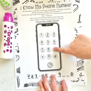 I Know My Phone Number Printable > From Under a Palm Tree