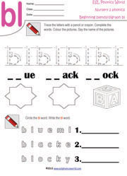 Consonant Sounds: S Blends | Interactive Worksheet 