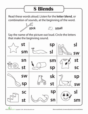 Pick the Consonant Digraphs and Blends Worksheets - EditableMaking ...