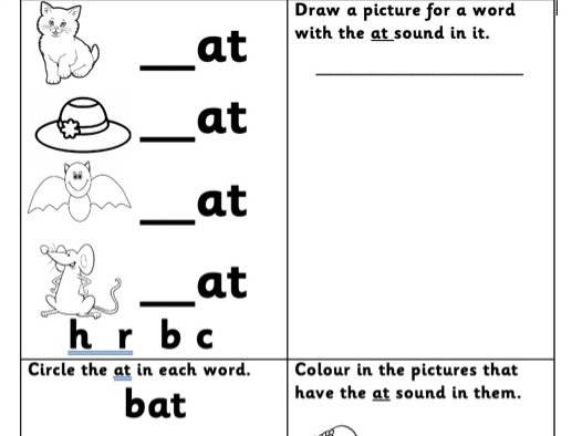 A Phonics Worksheets  