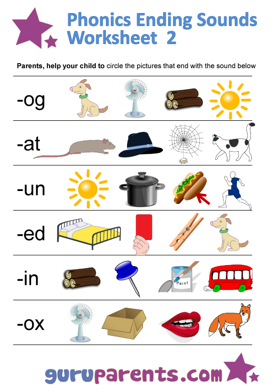 phonic words worksheet