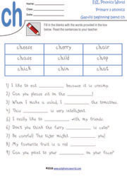 Primary Word Scramble Worksheets | Phonics Gap Fills for Kids