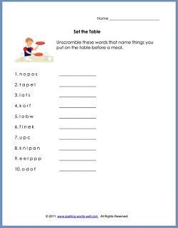 Printable First Grade Worksheets