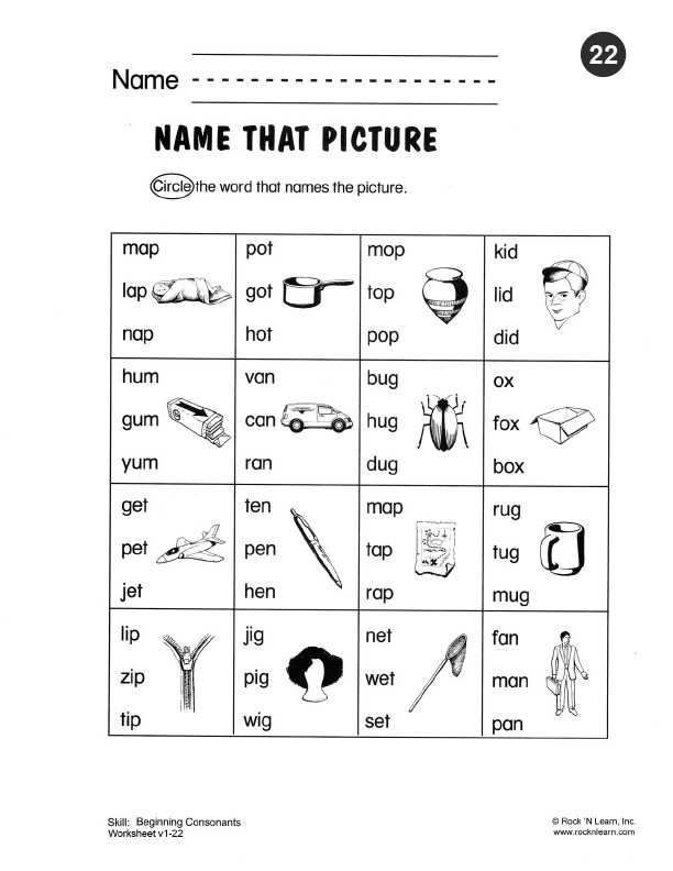 phonic worksheet free