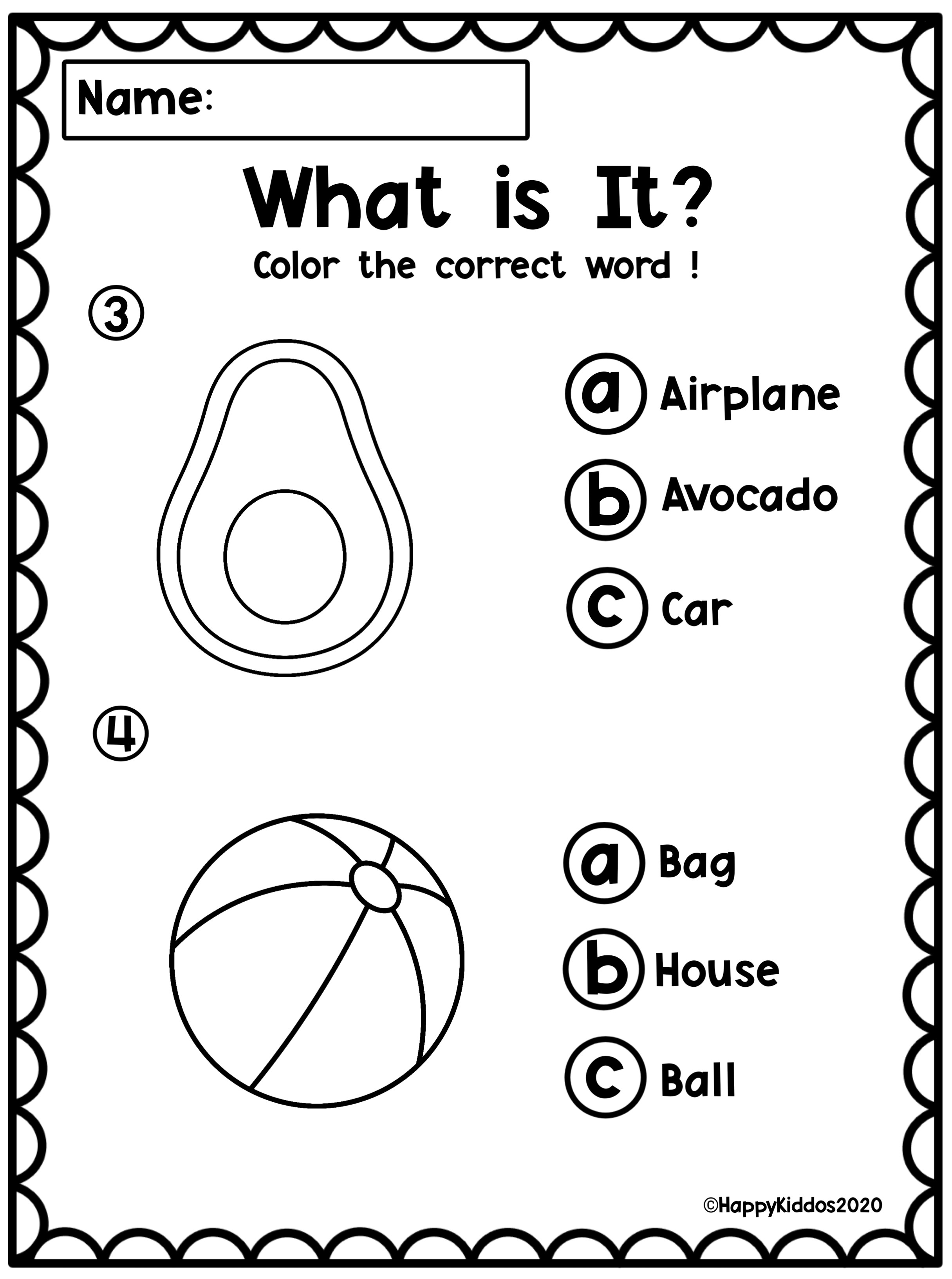 Mash > School / Scoil > Phonics workheets: multiple choice