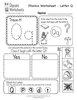 Preschool Phonics Worksheets - Learning Beginning Sounds from A to Z