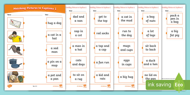 Phonics Worksheets  