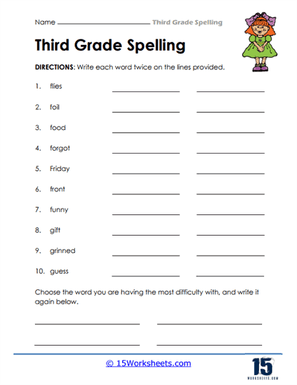 phonics worksheet 3rd grade