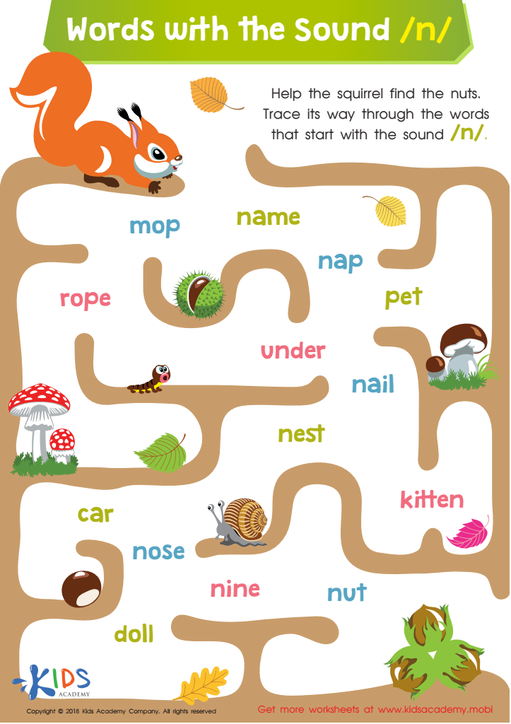 phonics worksheet for kindergarten pdf