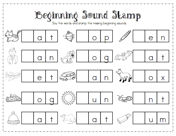phonics worksheet for kindergarten pdf