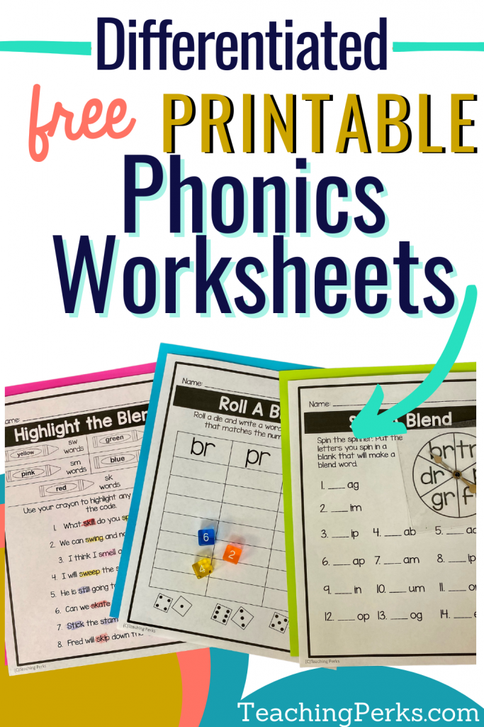 phonics worksheet for