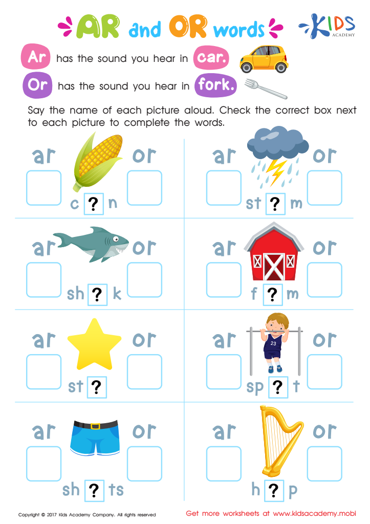 2nd Grade Free Printable Phonics Worksheets