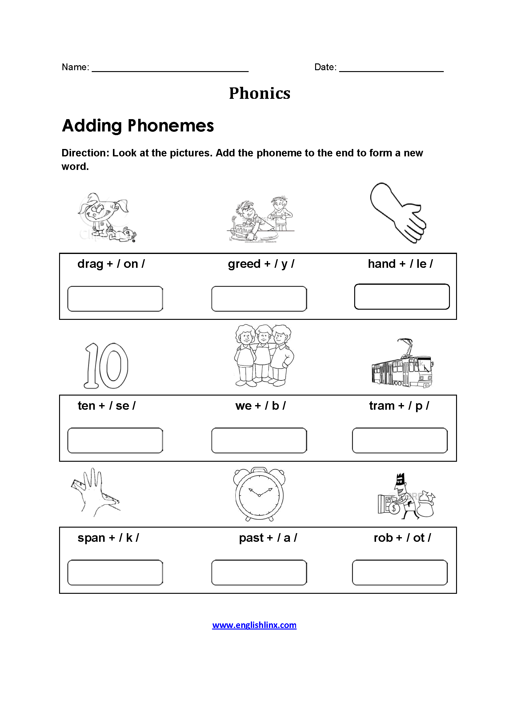 worksheets library | Phonics Worksheets