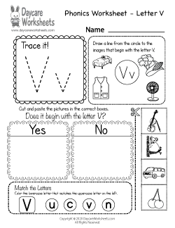 Preschool Phonics Worksheets - Learning Beginning Sounds from A to Z