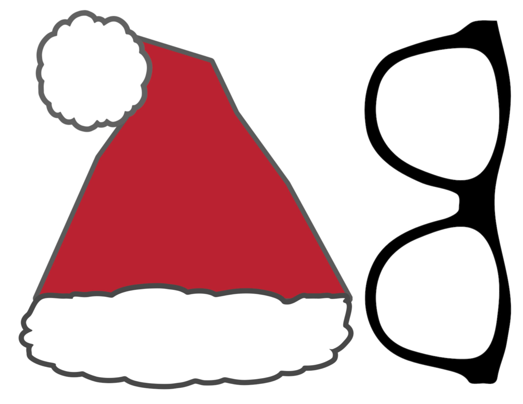photo booth props diy and free printable christmas