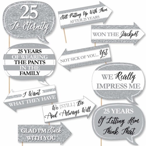photo booth props printable anniversary