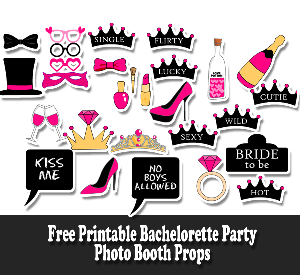 photo booth props printable anniversary