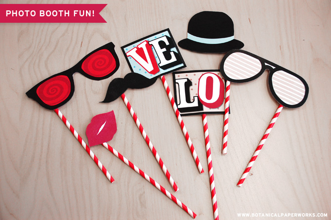 photo booth props printable pdf wedding