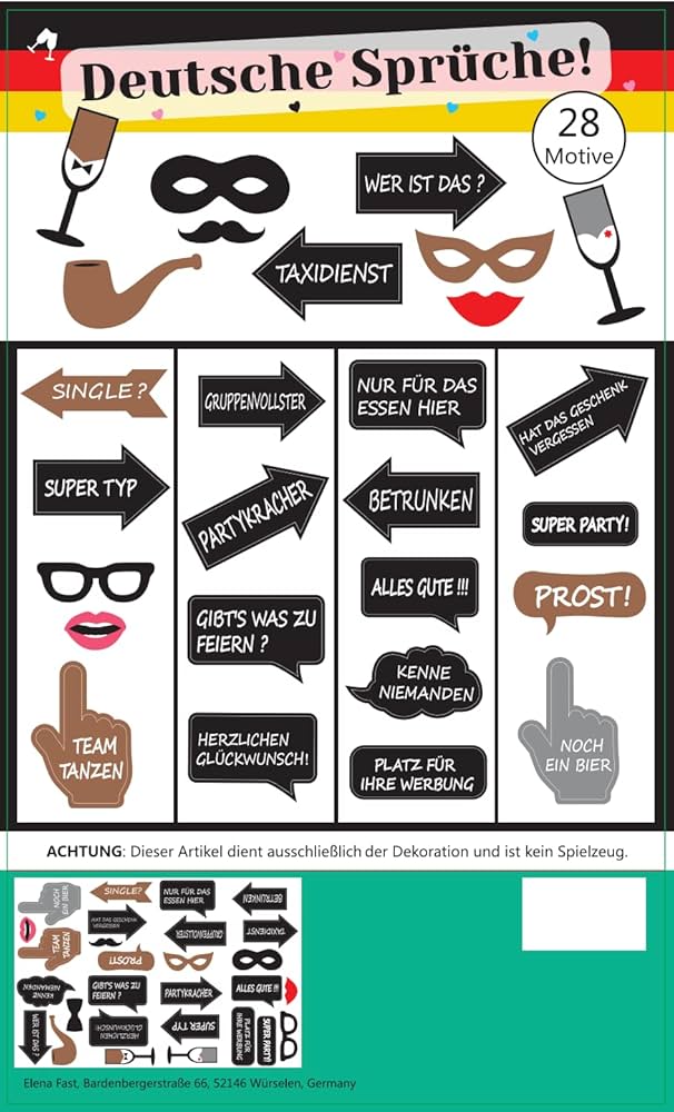 photo booth props printable sayings