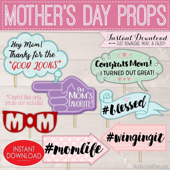 photo booth props printable sayings