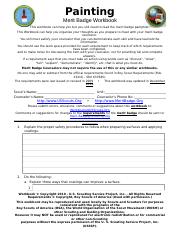 photography merit badge worksheet