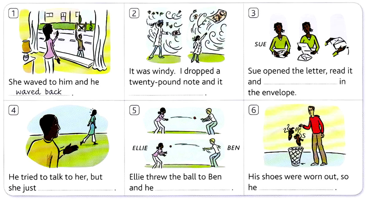 English Grammar Exercises - Phrasal verbs 9: away/back - English ...