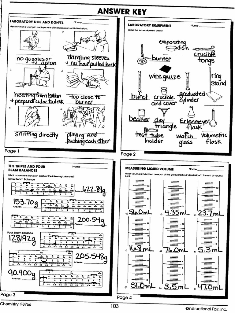 Chemistry Review Packet Answers | PDF | Chemistry | Gases