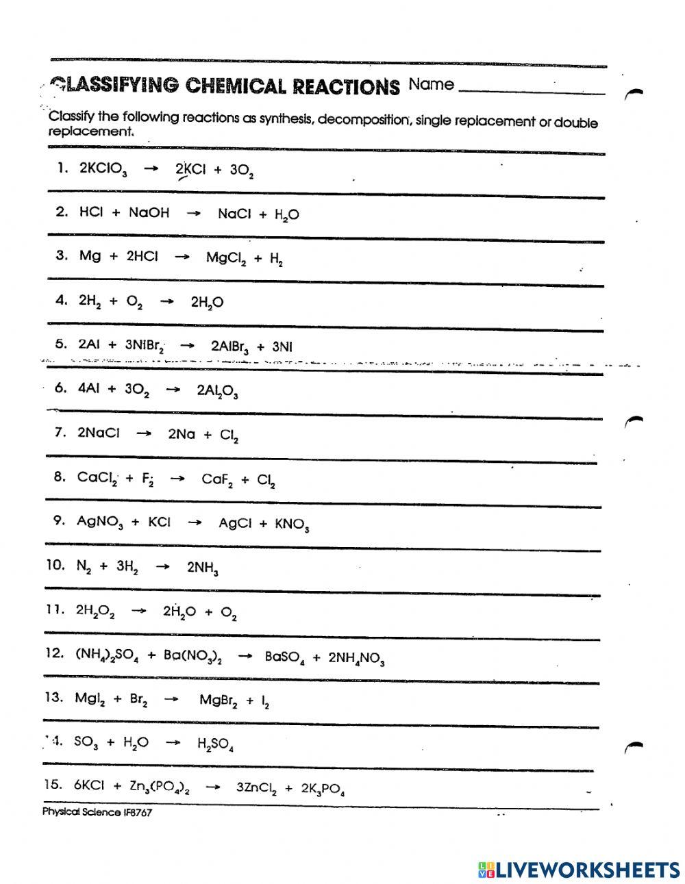 physical science if8767 worksheet answers