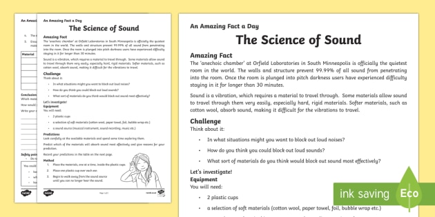 physics sound worksheet answers