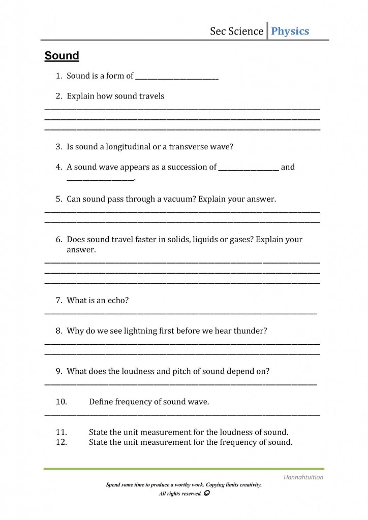 Free physics sound worksheet answers, Download Free physics sound worksheet answers png images