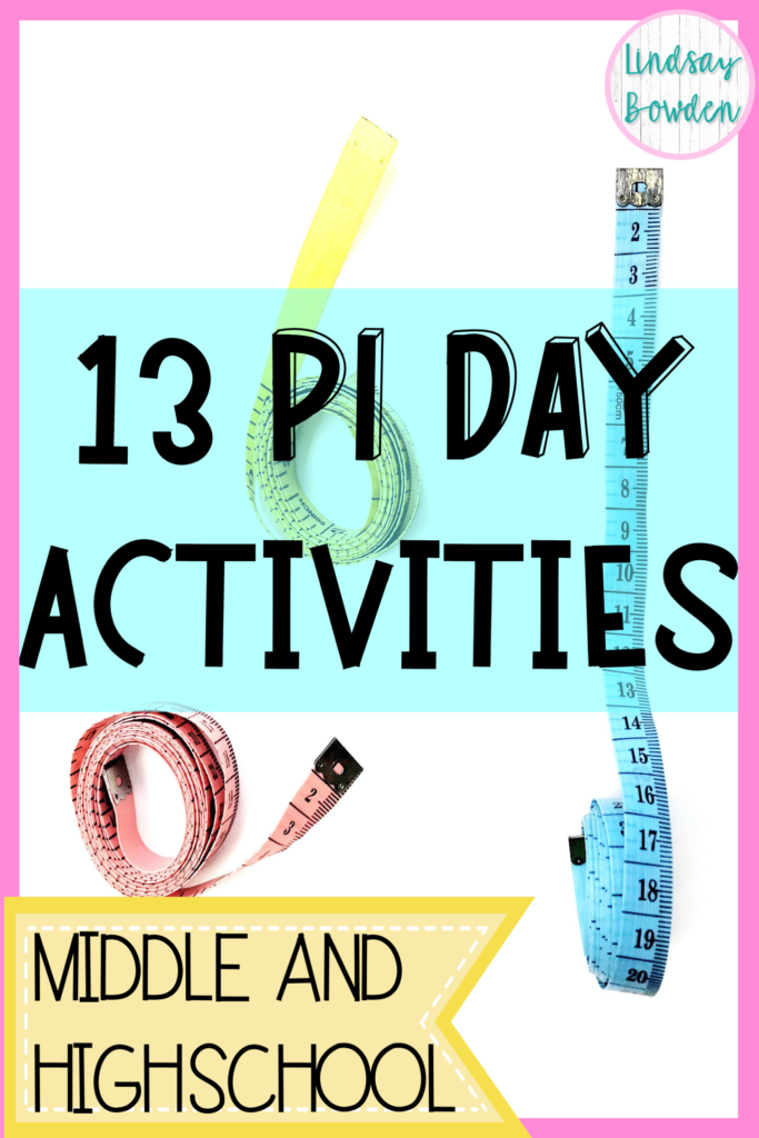 pi day activities for high school worksheet