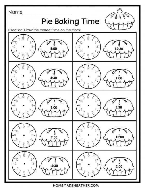 pi day activities for high school worksheet