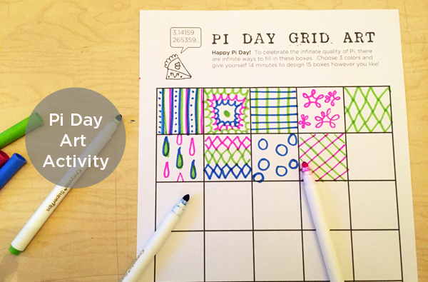 Pi Day 2015 | Pi Day Art Project - TinkerLab