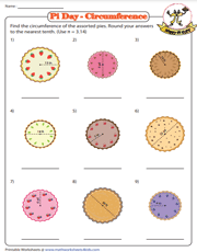 Pi Day Worksheets