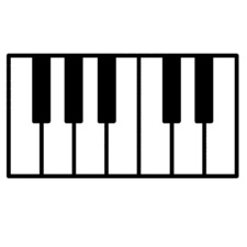 Big Piano Keys Worksheet for Kindergarten - 4th Grade | Lesson Planet