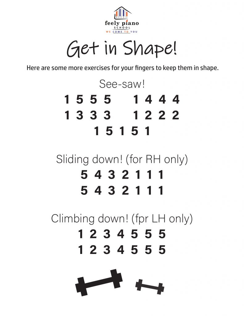 piano worksheet for kids