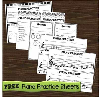 piano worksheet for young beginners